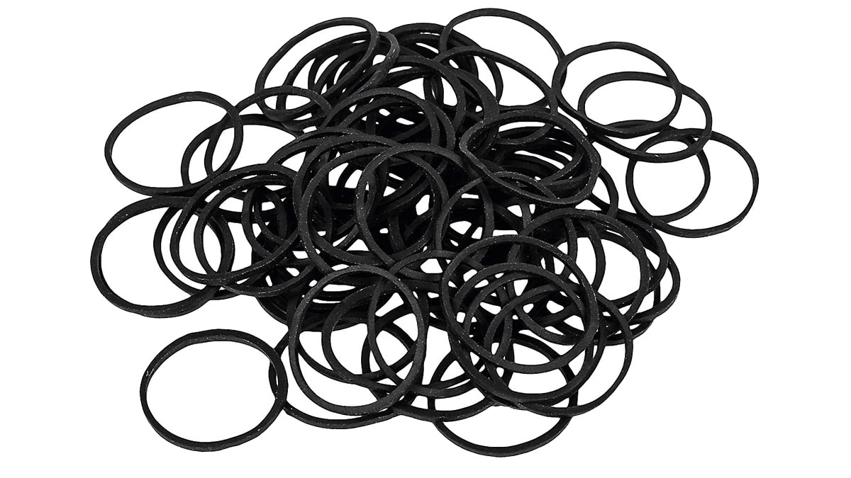 Μαύρα λαστιχάκια μαλλιών, €1,10 (το πακέτο)