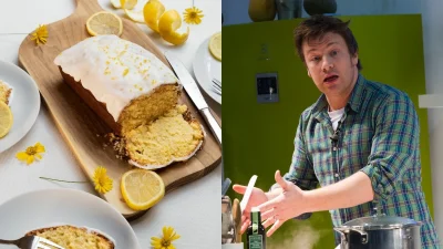 Μια από τις πιο φημισμένες συνταγές του διάσημου σεφ Jamie Oliver για εύκολο κέικ λεμόνι