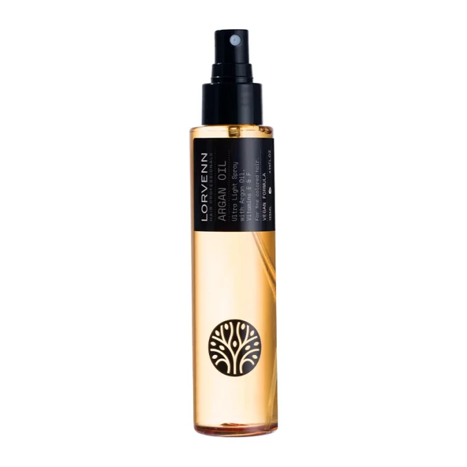 Σπρέι μαλλιών με argan oil, Argan Oil Ultra Light Spray, Lorvenn hair professionals