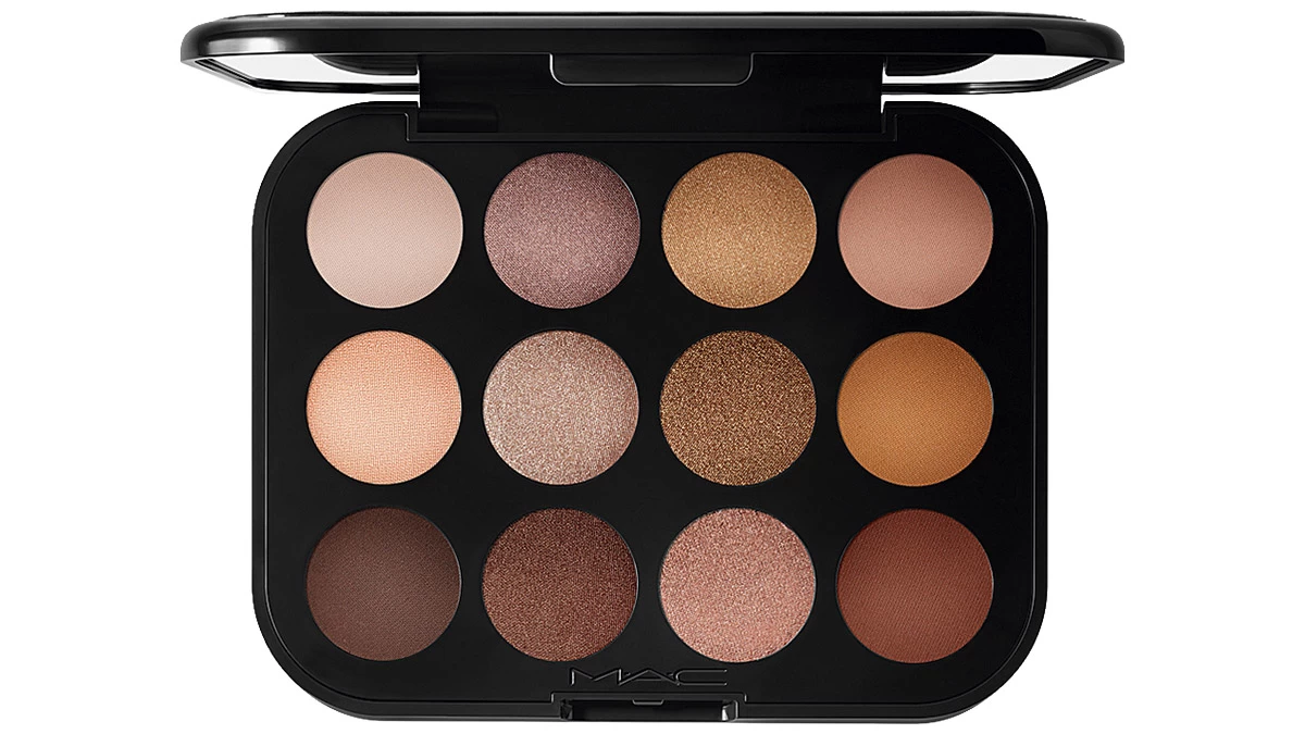 Παλέτα με 12 αποχρώσεις σκιών, Connect In Colour Eye Shadow Palette: Unfiltered Nudes, MAC Cosmetics, €65
