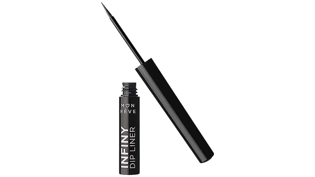 Αδιάβροχο υγρό μαύρο eyeliner, Infiny Dip Liner No 01, Mon Rêve, €6,90