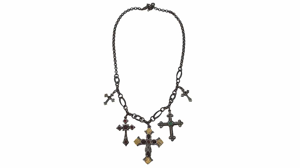 Κολιέ με σταυρούς, KΛRKΛLIS Silver Collection, karkalis.gr, Search Code 24009964