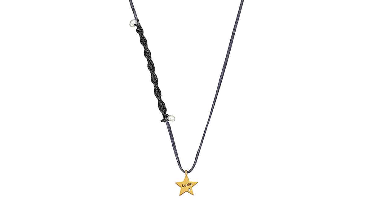 Μοτίφ σε κίτρινο χρυσό 14Κ με ζιργκόν, Krinaki Handmade Jewelry, krinaki.com