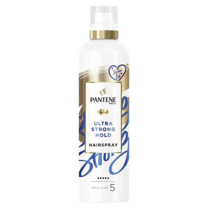 Σπρέι μαλλιών για δυνατό κράτημα, Ultra Strong Hold Hairspray, Pantene Pro-V, €7,97
