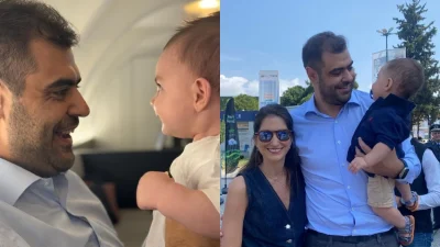 Παύλος Μαρινάκης: Αυτό είναι το προσκλητήριο της βάφτισης του γιου του - Το όνομα που θα του δώσουν