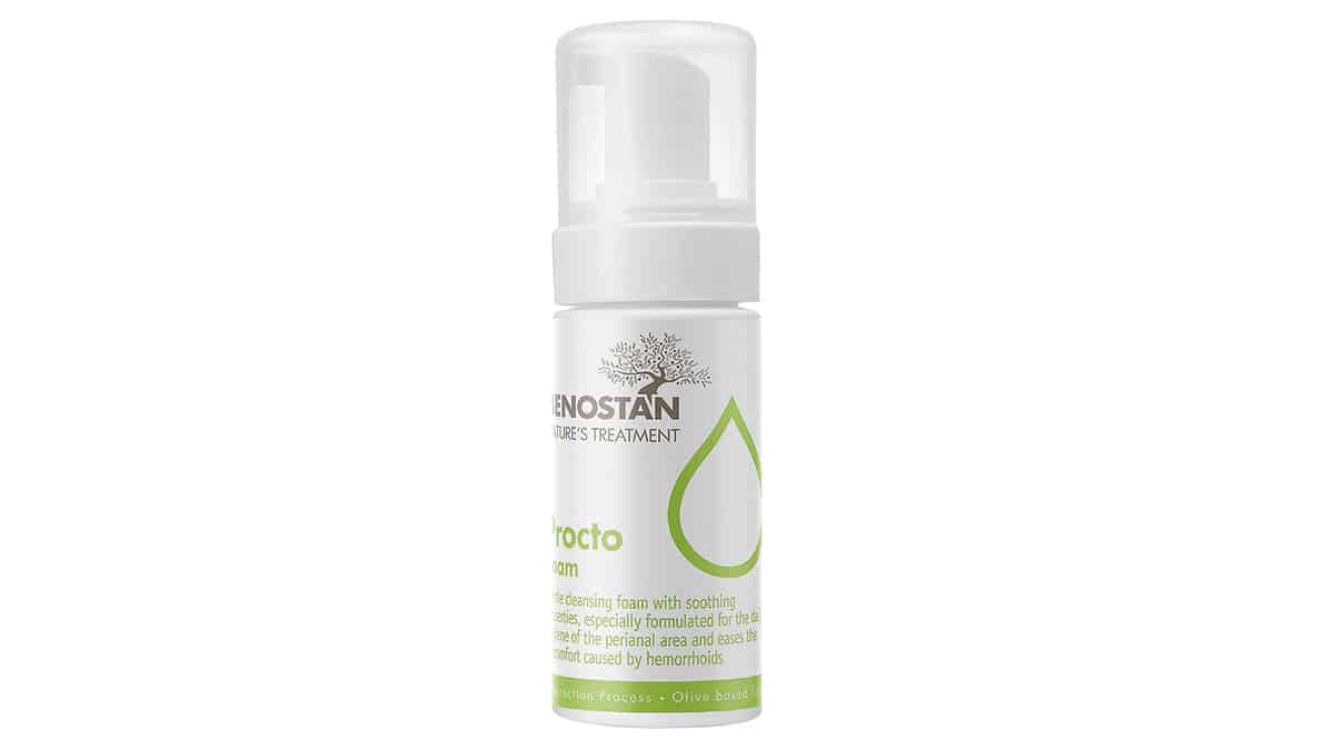 Αφρός καθαρισμού κατά των αιμορροΐδων, Procto Foam, Benostan, €12,80 (στα Φαρμακεία)