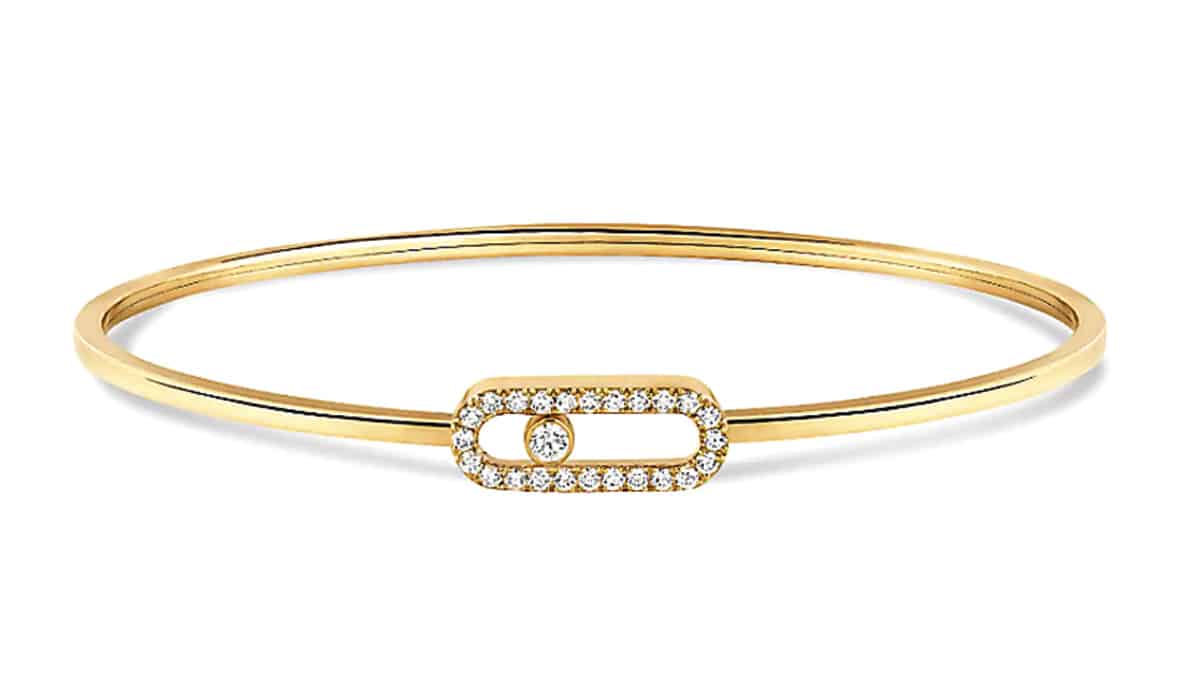 Βραχιόλι από χρυσό Κ18 με διαμάντια, GOFAS JEWELRY, gofas.gr