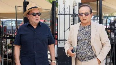 Επεισόδιο ανάμεσα στον Σπύρο Μπιμπίλα και τον Σταμάτη Φασουλή στην κηδεία του Ντίνου Καρύδη