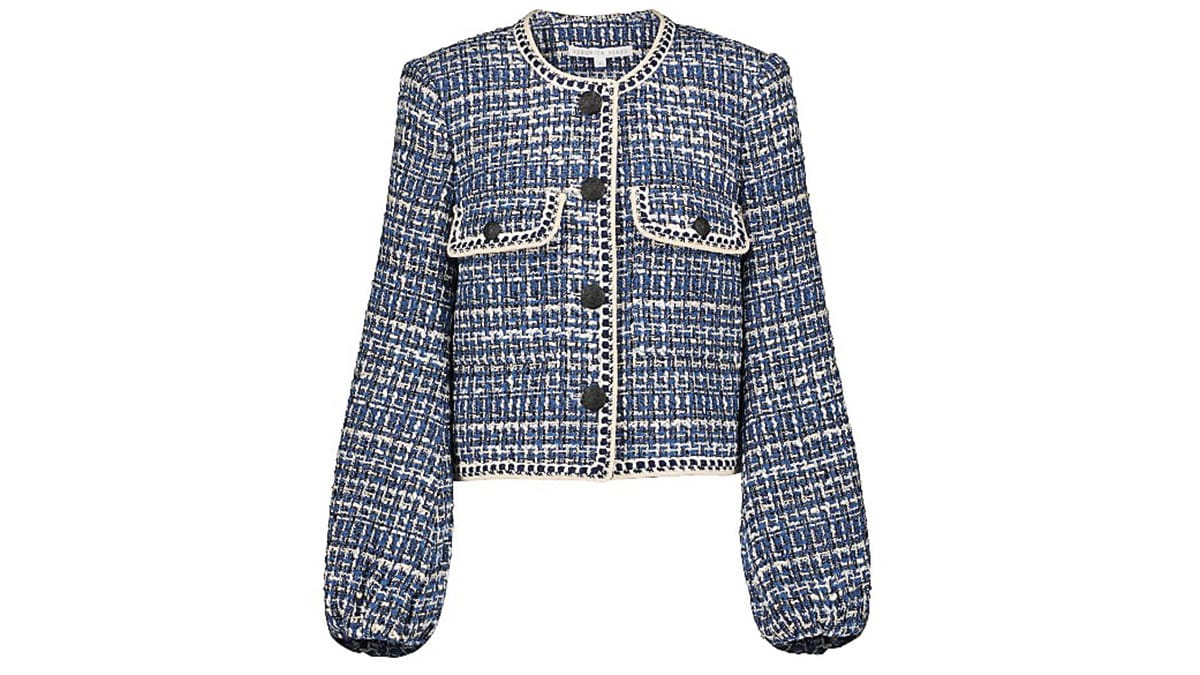 Τweed σακάκι, Veronica Beard, €418, mytheresa.com