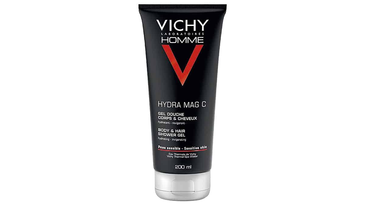 Αφροντούς για σώμα & μαλλιά για άνδρες, Hydra Mag G, Body & Hair Shower Gel, Vichy Homme, €11,49 (στα Φαρμακεία)