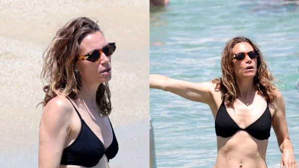 Βίκυ Καγιά: Έκανε όλα τα βλέμματα να πέσουν πάνω της - Το μαύρο μαγιό και οι βουτιές σε παραλία της Μυκόνου