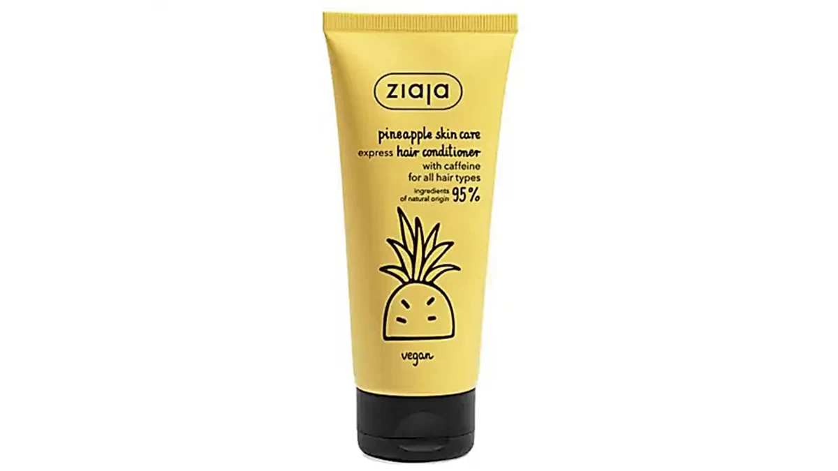 Μαλακτική κρέμα μαλλιών, Pineapple Skin Care Hair Conditioner, Ziaja (σε καταστήματα καλλυντικών, ινστιτούτα αισθητικής & φαρμακεία, venuselectronics.gr, facebook: Ziaja Greece)
