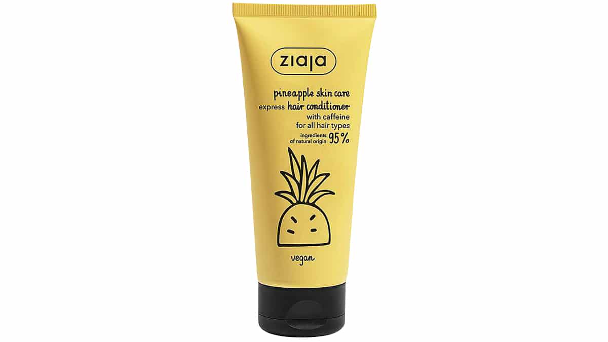 Vegan conditioner, Pineapple Skin Care, Express Hair Conditioner, Ziaja (σε καταστήματα καλλυντικών, ινστιτούτα αισθητικής & φαρμακεία, facebook: Ziaja Greece)