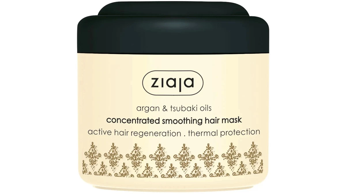 Μάσκα μαλλιών, Argan & Tsubaki Oils, Concentrated Smoothing Hair Mask, Ziaja (σε καταστήματα καλλυντικών, ινστιτούτα αισθητικής & φαρμακεία, facebook: Ziaja Greece)