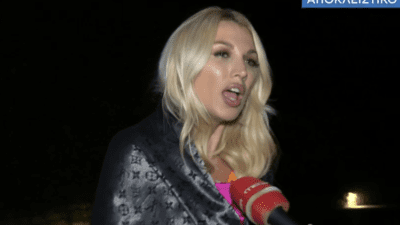 Η Κωνσταντίνα Σπυροπούλου στην κάμερα του Buongiorno