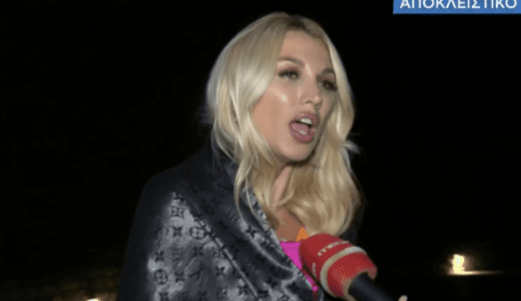 Η Κωνσταντίνα Σπυροπούλου στην κάμερα του Buongiorno