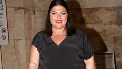 Η Δανάη Μπάρκα σε βραδινή έξοδο