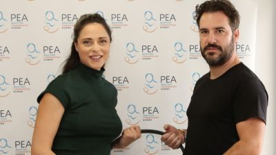 Ευαγγελία Συριοπούλου – Στράτος Πατσατζής: Πήραν εξιτήριο από το μαιευτήριο με τον γιο τους