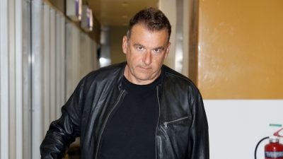 Ο Γιώργος Λιάγκας στο αεροδρόμιο