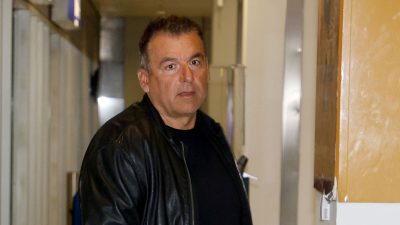 Ο Γιώργος Λιάγκας στο αεροδρόμιο Ελ. Βενιζέλος