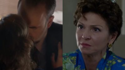 Σκηνές από την σειρά Άγιος Έρωτας με την Θάλεια και την Χριστίνα