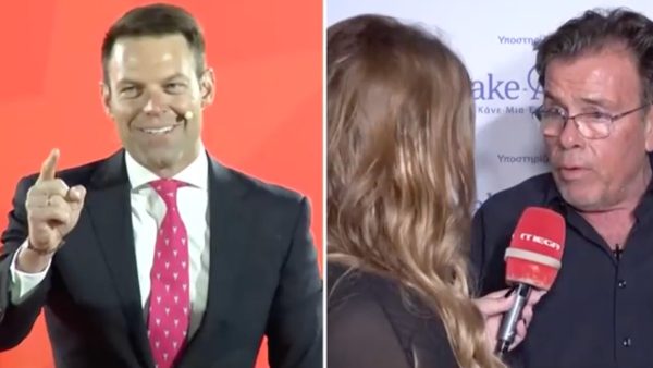 Ο Δημήτρης Παπανώτας και ο Στέφανος Κασσελάκης