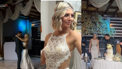 Ελένη Χαμπέρη φωτογραφίες από το γάμο της