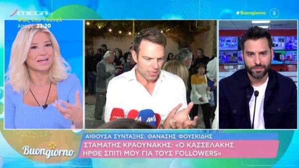 Η Φαίη Σκορδά μιλάει στο Buongiorno για τον Κασσελάκη