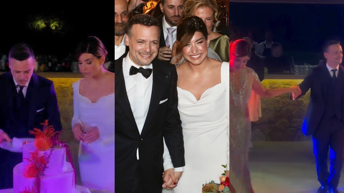 Φωτογραφίες από τον γάμο του Χάρη Δούκα και της Γεωργίας Πολυτάνου