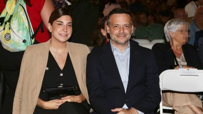 Ο Χάρης Δούκας και η Γεωργία Πολυτάνου σε συναυλία στο Ηρώδειο