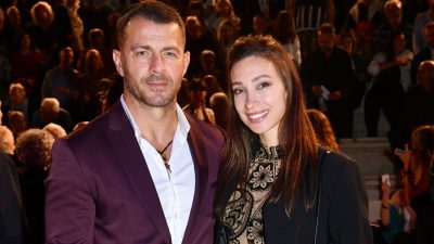 Η Δήμητρα Βαμβακούση και ο Γιώργος Αγγελόπουλος σε βραδινή έξοδο.