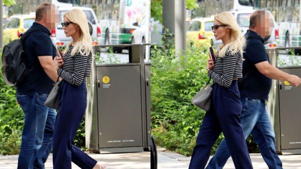 Η Κατερίνα Καινούργιου στο κέντρο της Αθήνας