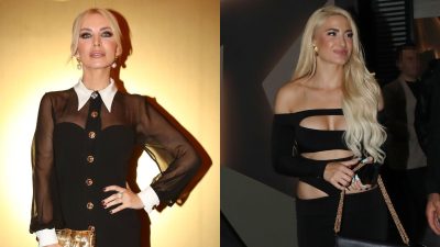 Κατερίνα Καινούργιου και Ιωάννα Τούνη σε κοσμική εκδήλωση