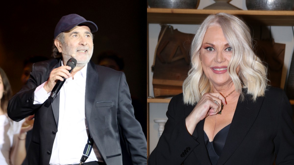 Η Ρούλα Κορομηλά και ο Λάκης Λαζόπουλος