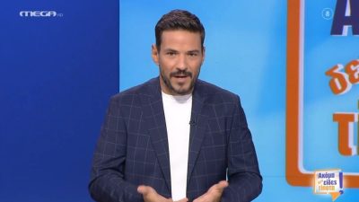 Ο Κώστας Τσορός στην εκπομπή του "Ακόμα δεν είδες τίποτα"