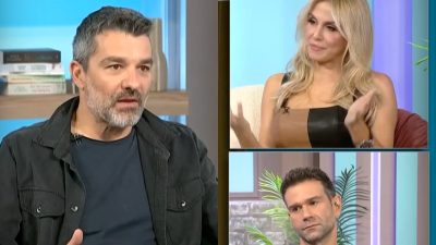 Ο Πέτρος Λαγούτης, η Ζωή Κρονάκη και ο Τάσος Ιορδανίδης