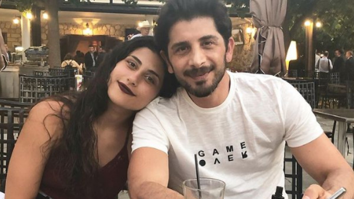 Η Μαρίνα Σπανού με τον πατέρα της, Χρήστος Σπανός