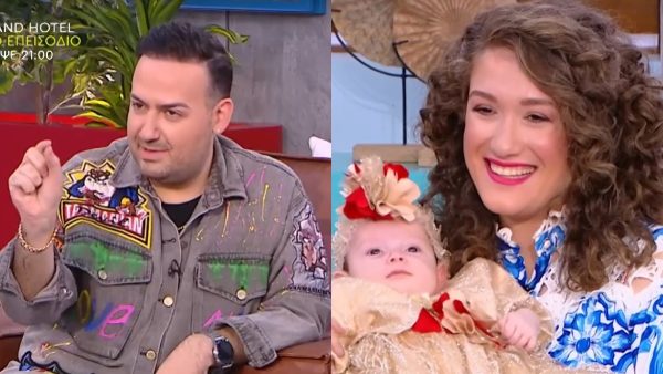 Ο Μαυρίκιος Μαυρικίου, η Ιλάειρα Ζήση και η κόρη τους στο Πρωινό