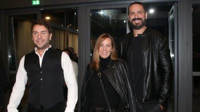 Δημήτρης Μακρυνιώτης με Βάσω Μαζωνάκη και Γιώργο Μαζωνάκη