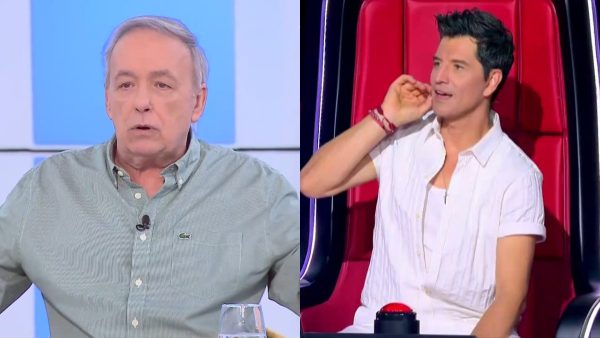 Ο Ανδρέας Μικρούτσικος στο πλατό του Buongiorno, ο Σάκης Ρουβάς στο πλατό του The Voice
