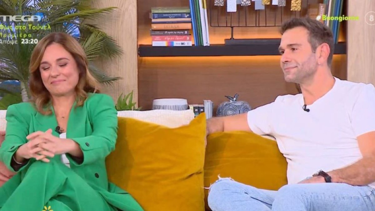 Ο Τάσος Ιορδανίδης και η Θάλεια Ματίκα στη συνέντευξη τους στο Buongiorno