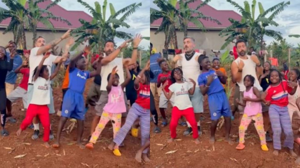 The Reunion - Βίντεο από το Instragram με τον Σάκη Τανιμανίδη και τον Γιώργο Μαυρίδη να χορεύουν με τα παιδάκια από την Ουγγάντα