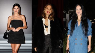 Ηλιάνα Παπαγεωργίου Ζενεβιέβ Μαζαρί και Βίκυ Καγιά σε βραδινή έξοδό τους