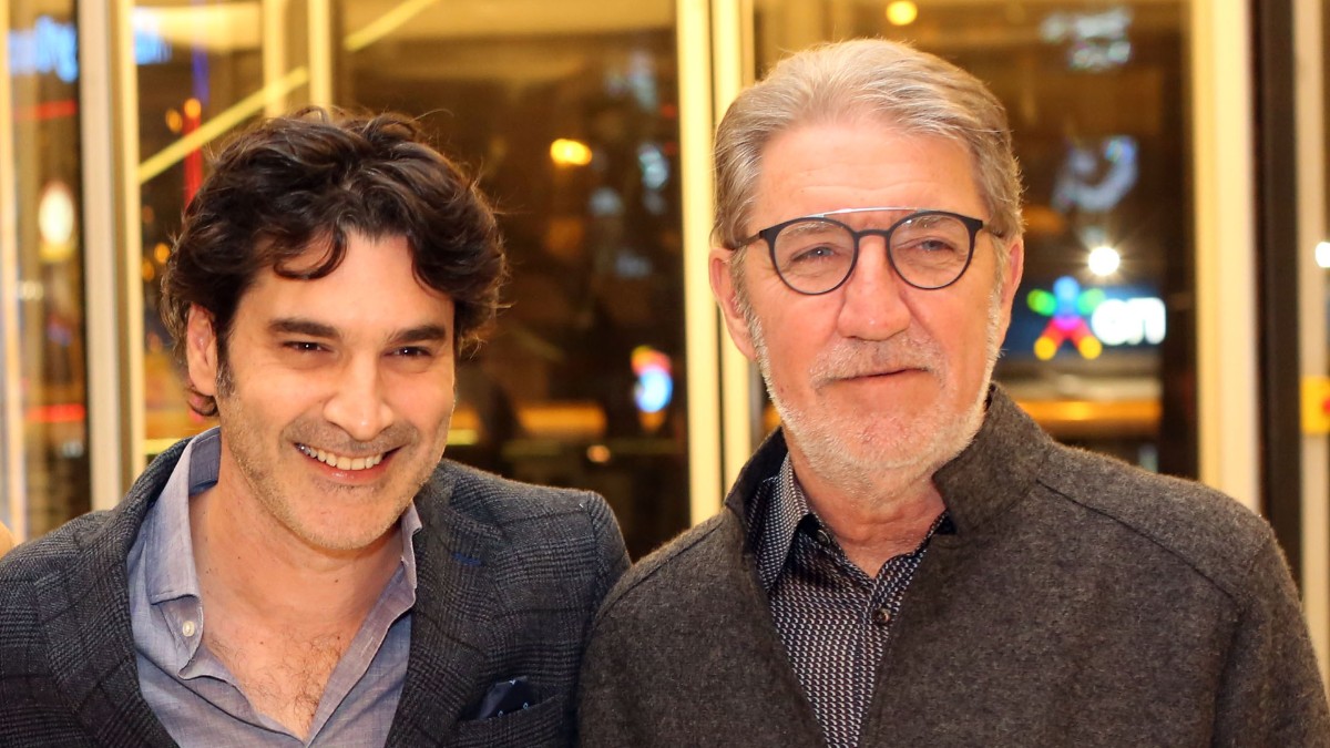 Ο Χριστόφορος Παπακαλιάτης με τον πατέρα του Μανώλη Παπακαλιάτη