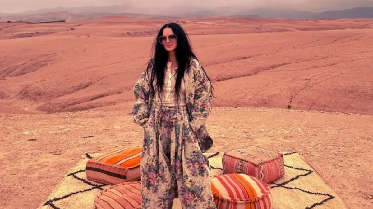 Η Ζενεβιέβ Μαζαρί στο Μαρόκο