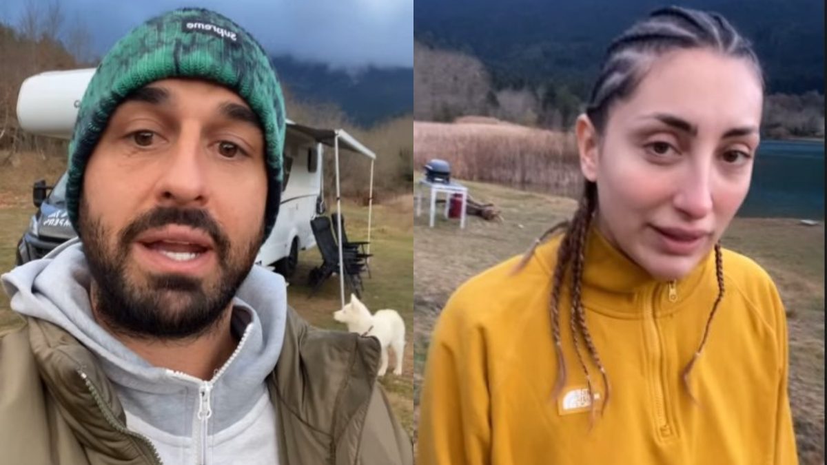 Άρης Σοϊλέδης - Μαριλίνα Κυπαρίσση: Ρομαντική απόδραση στη λίμνη Δόξα