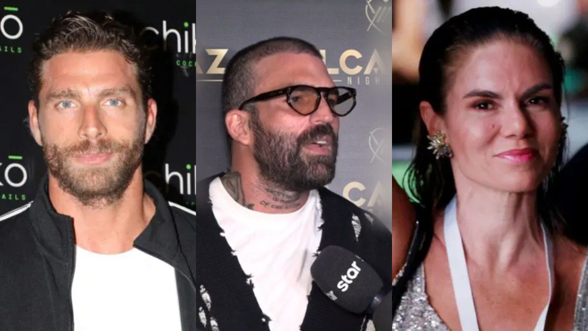 Ο Δημήτρης Αλεξάνδρου ο Γιώργος Μανίκας και η Μιράντα Πατέρα