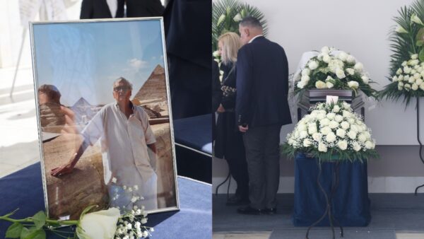 Φωτογραφίες από την κηδεία του Δημήτρη Σούρα