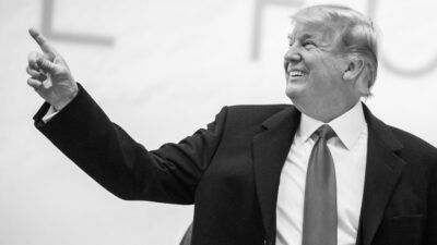 Ο Ντόναλντ Τραμπ σε δημόσια εμφάνιση