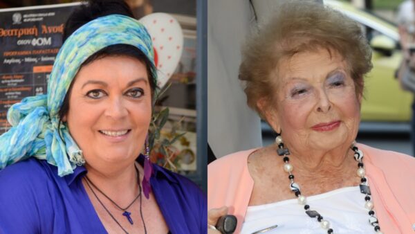 Η Μαρία Εκμεκτσιόγλου και η Βέφα Αλεξιάδου (κολάζ)